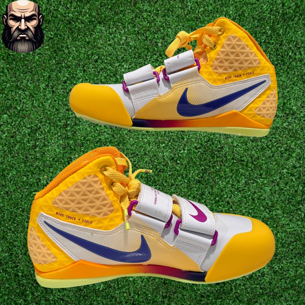 Nike Zoom Javelin Elite 3 Track Spikes Citron Pulse FZ9626-800 Men's Size 7 - Picture 3 of 6